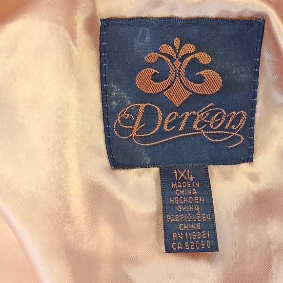 Pink Leather Dereon 1XL Jacket - Picture 4 of 12